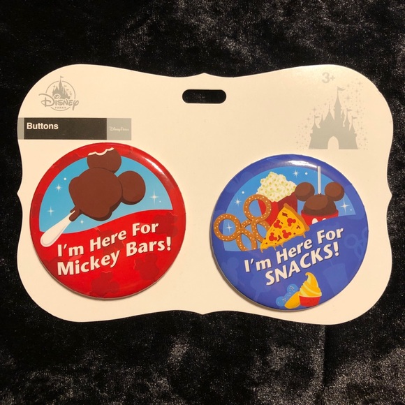 3/$25 Disney Parks “I’m Here for the…” Button Sets - Picture 6 of 7